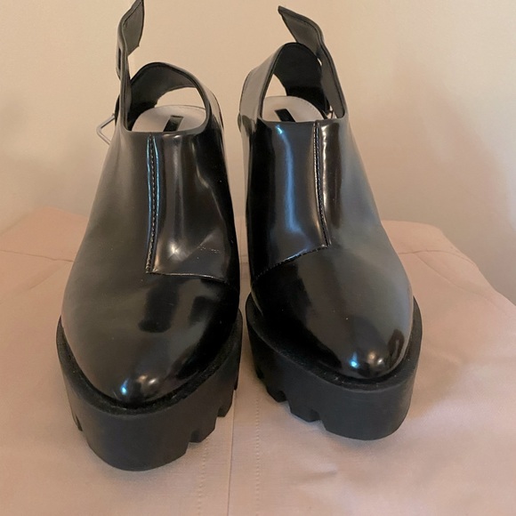 Zara Patent Leather Platform Shoes